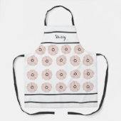 Charcoal, grau und rosa Schürze (Vorderseite)