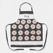 Charcoal, grau und rosa Schürze (Vorderseite)