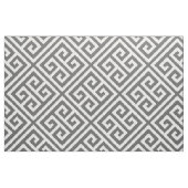 Charcoal Graue griechische Key Große Skala Stoff (Fat Quarter (45,7 x 55,9 cm))