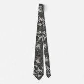 Charcoal Gray Camouflage Krawatte (Vorderseite)