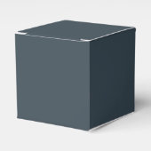 Charcoal Gray Classic Favor Box Geschenkschachtel (Vorderseite)