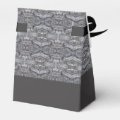 Charcoal Gray Design Geschenkschachtel (Rückseite)