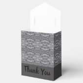 Charcoal Gray Design Geschenkschachtel (Geöffnet)