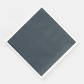 Charcoal Gray Dinner Paper Napkin Serviette (Ecke)