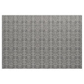 Charcoal Gray Floral Damask Stoff (Yard (91,4 cm))