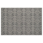 Charcoal Gray Floral Damask Stoff (Fat Quarter (45,7 x 55,9 cm))