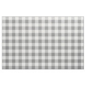 Charcoal Gray Gingham Pattern Fabric Stoff (Yard (91,4 cm))