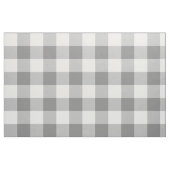 Charcoal Gray Gingham Pattern Fabric Stoff (Fat Quarter (45,7 x 55,9 cm))