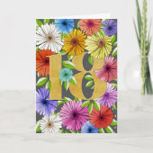 Charcoal Gray Personalisiert 18. Geburtstag Karte (Vorderseite)