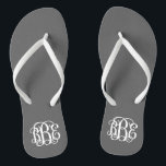 Charcoal Gray Preppy Script Monogram Badesandalen<br><div class="desc">BITTE KONTAKTIEREN SIE MICH VOR DER BESTELLUNG MIT IHREN MONOGRAMM-INITIALEN IN DIESER BESTELLUNG: ERSTE, LETZTE, MITTLERE. Ich werde Ihre Monografie anpassen und Ihnen den Link zu bestellen. Bitte warten Sie bis ich Ihnen den Link mit Ihrem individuellen Design geschickt habe. Niedliche Preppy drehe Sandalen personalisiert mit einem benutzerdefinierten Skript-Monogramm drehen....</div>