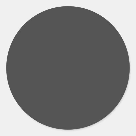 Charcoal Gray Runder Aufkleber (Vorderseite)