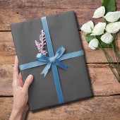 Charcoal Gray Solid Color | Classic | elegant Geschenkpapier