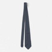 Charcoal Gray Solid schlicht Krawatte (Rückseite)