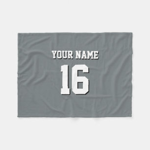 Charcoal Gray Sports Jersey Team Jersey Fleecedecke