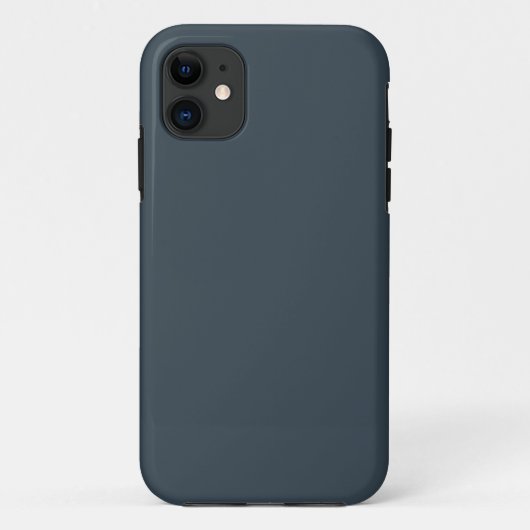 Charcoal Gray Tough iPhone 11 Fall Case-Mate iPhone Hülle (Rückseite)