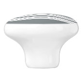 Charcoal Gray White Team Jersey Benutzername Keramikknauf (Seitenansicht)