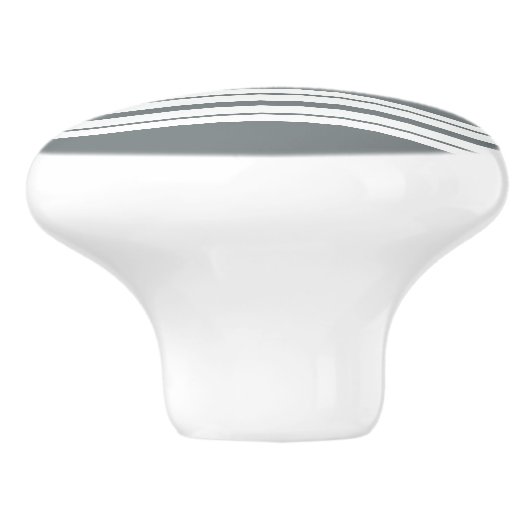 Charcoal Gray White Team Jersey Benutzername Keramikknauf (Seitenansicht)