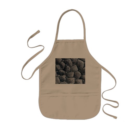 Charcoal kids khaki Koch Schürze (Vorne)