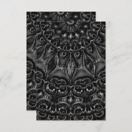 Charcoal Mandala (Vorne/Hinten)