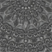 Charcoal Mandala Aufkleber (Vorderseite)