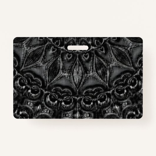 Charcoal Mandala Ausweis (Vorderseite)