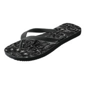 Charcoal Mandala Badesandalen (Schrägansicht)