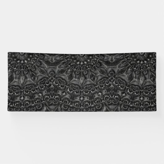 Charcoal Mandala Banner (Horizontal)
