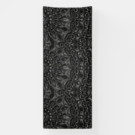 Charcoal Mandala Banner (Vertikal)