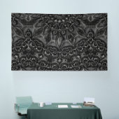 Charcoal Mandala Banner (Messe)