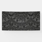 Charcoal Mandala Banner (Horizontal)