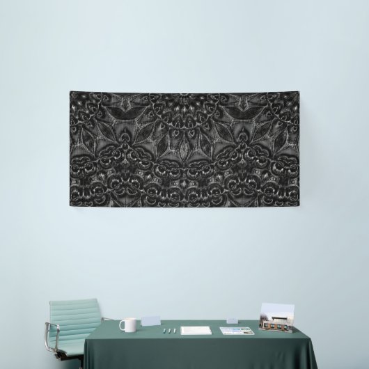 Charcoal Mandala Banner (Messeveranstaltung)