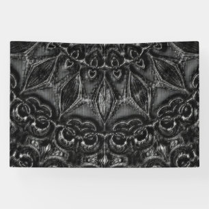Charcoal Mandala Banner