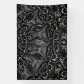 Charcoal Mandala Banner (Vertikal)