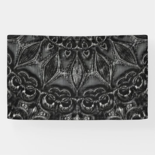 Charcoal Mandala Banner (Horizontal)