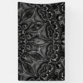 Charcoal Mandala Banner (Vertikal)