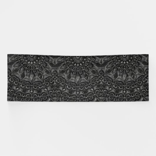 Charcoal Mandala Banner (Horizontal)