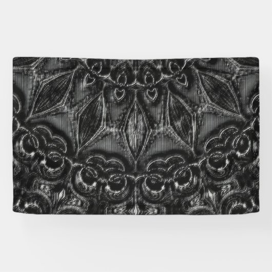 Charcoal Mandala Banner (Horizontal)