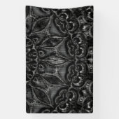 Charcoal Mandala Banner (Vertikal)