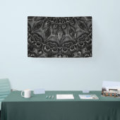 Charcoal Mandala Banner (Messe)