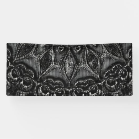 Charcoal Mandala Banner (Horizontal)
