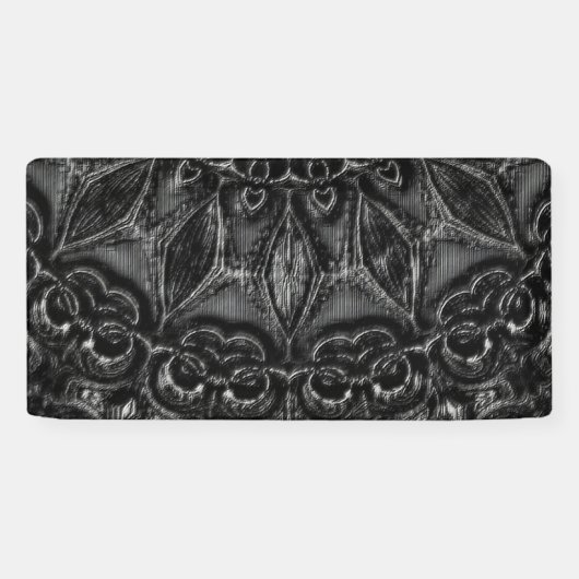 Charcoal Mandala Banner (Horizontal)
