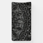 Charcoal Mandala Banner (Vertikal)