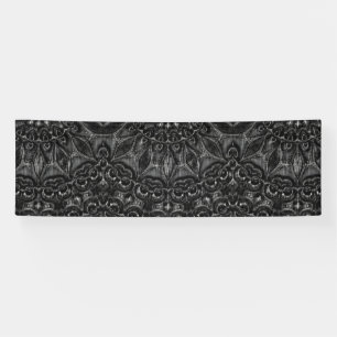 Charcoal Mandala Banner