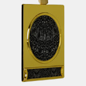 Charcoal Mandala Banner-Ornament Gold (Rechts)