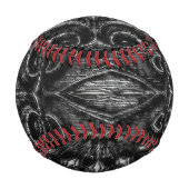 Charcoal Mandala Baseball (Rückseite)