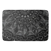 Charcoal Mandala Bath Mat Badematte (Vorderseite)