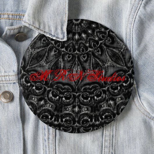 Charcoal Mandala Button (Beispiel)
