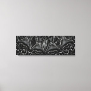 Charcoal Mandala Canvas Print Leinwanddruck
