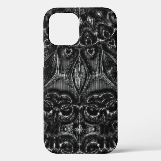 Charcoal Mandala Case-Mate iPhone Hülle (Rückseite)
