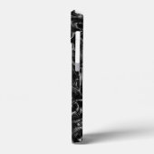 Charcoal Mandala Case-Mate iPhone Hülle (Rückseite / Links)